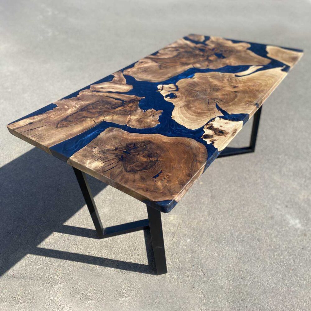 Stół konsolowy z litego drewna korzenia drzewa tekowego - Image 3